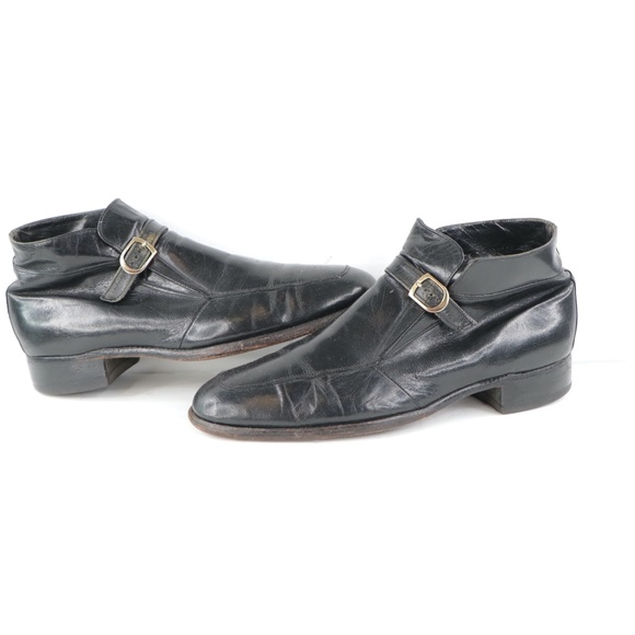 Vintage 70s Florsheim Monk Strap Chukka Boots Near new - FLORSHEIM IMPERIAL Scotch Grain Chukka Boot  main image 2